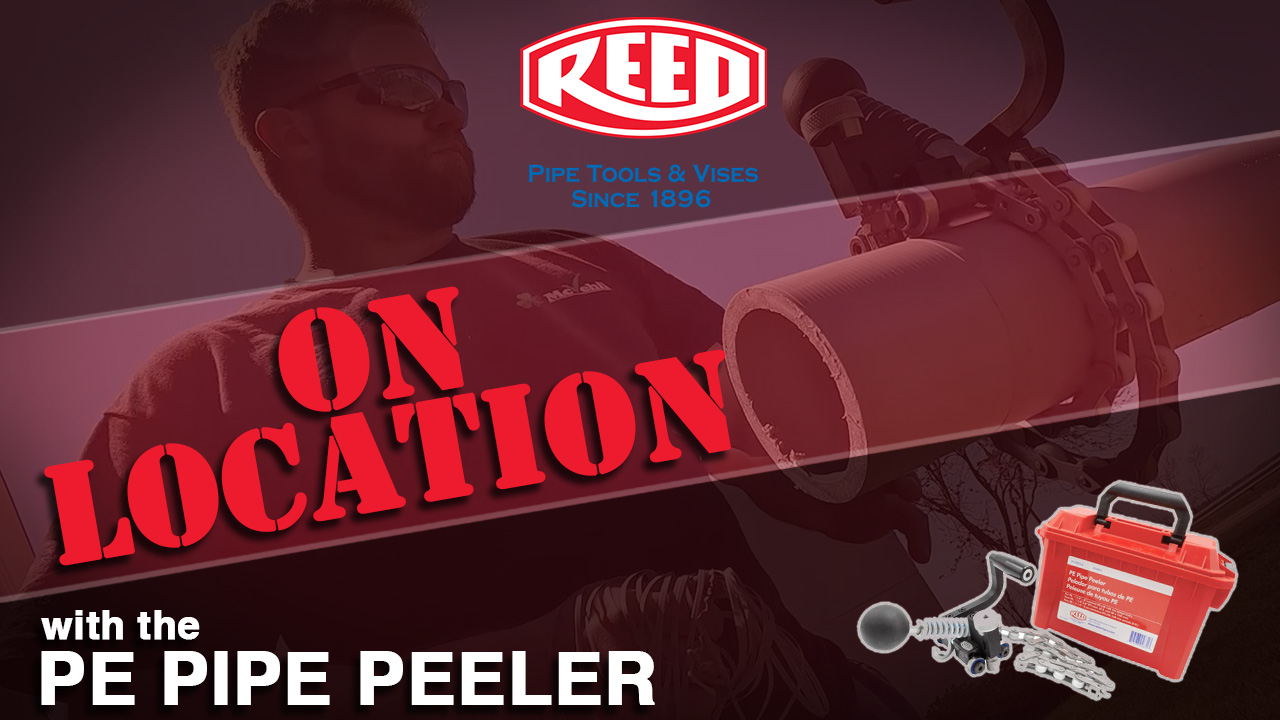 PE Pipe Peeler in Action on PP-RCT Pipe